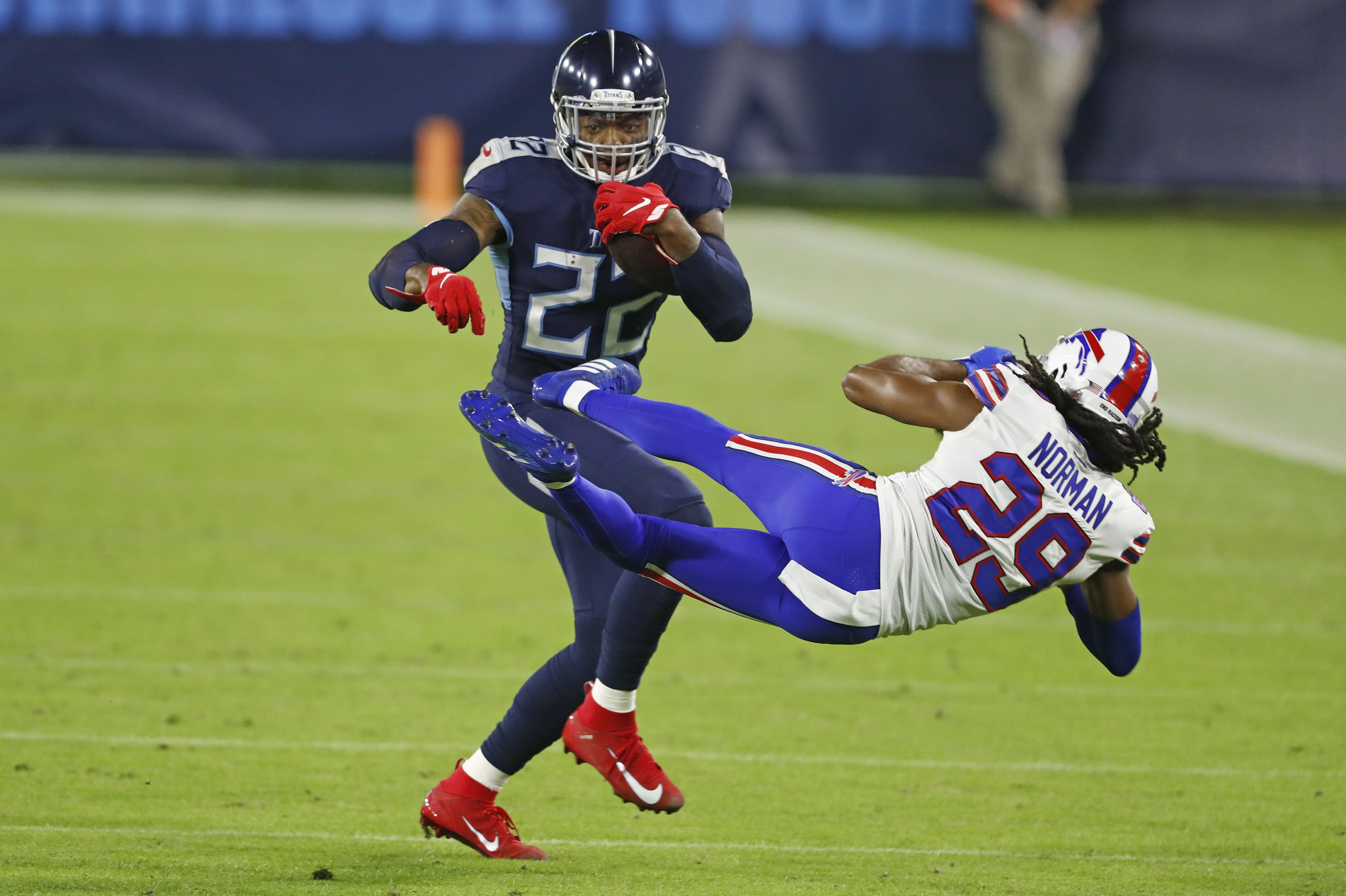 Buffalo Bills' Matt Milano practices again; Titans' Kristian Fulton sits out