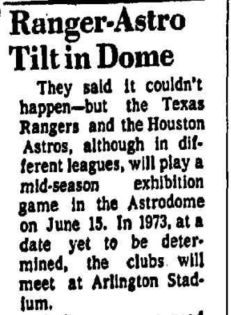 Flashback: Houston Astros welcomed Rangers to Texas, met on field