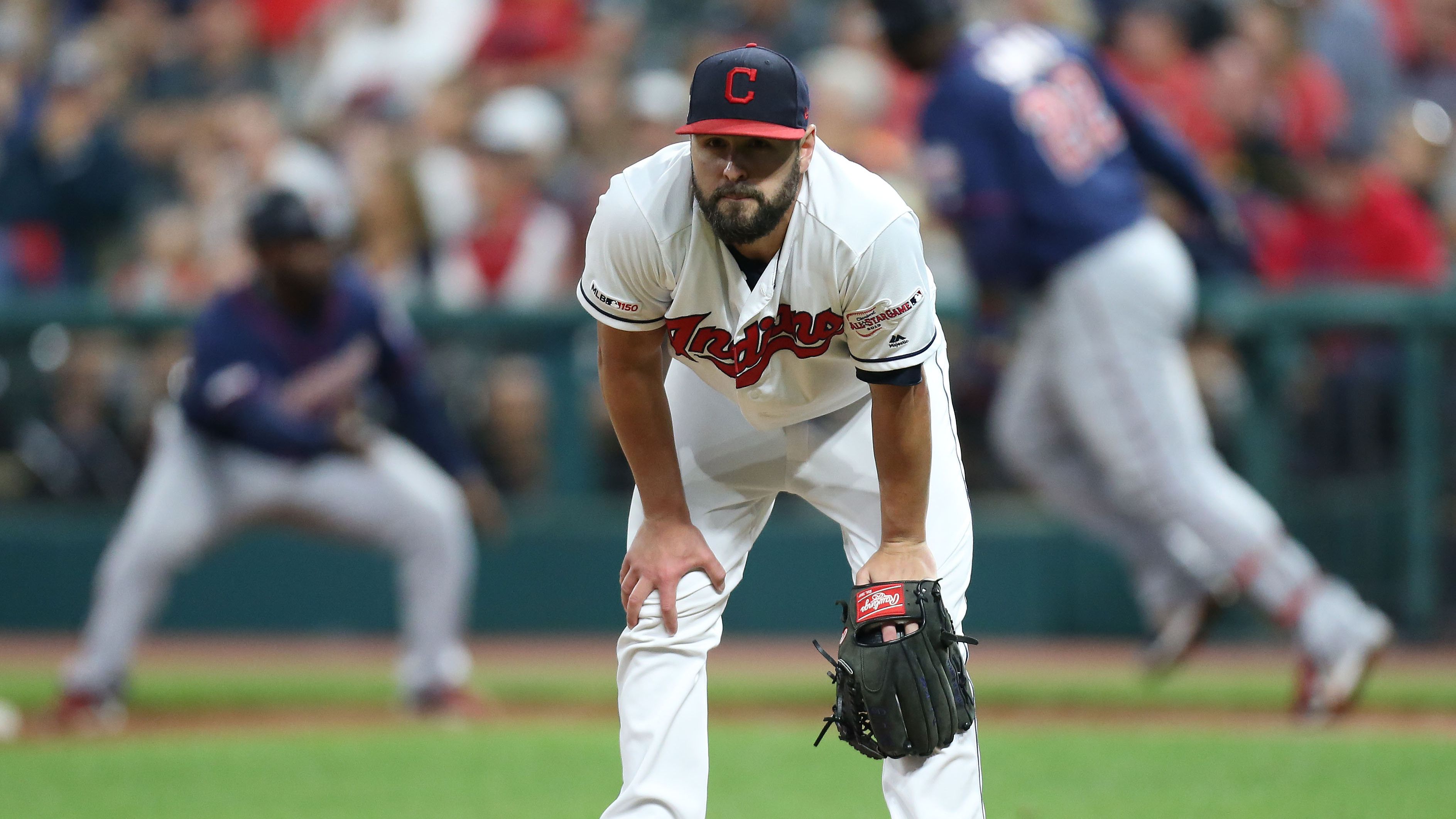 CLEVELAND INDIANS JASON KIPNIS SIGNED MAJESTIC NICKNAME