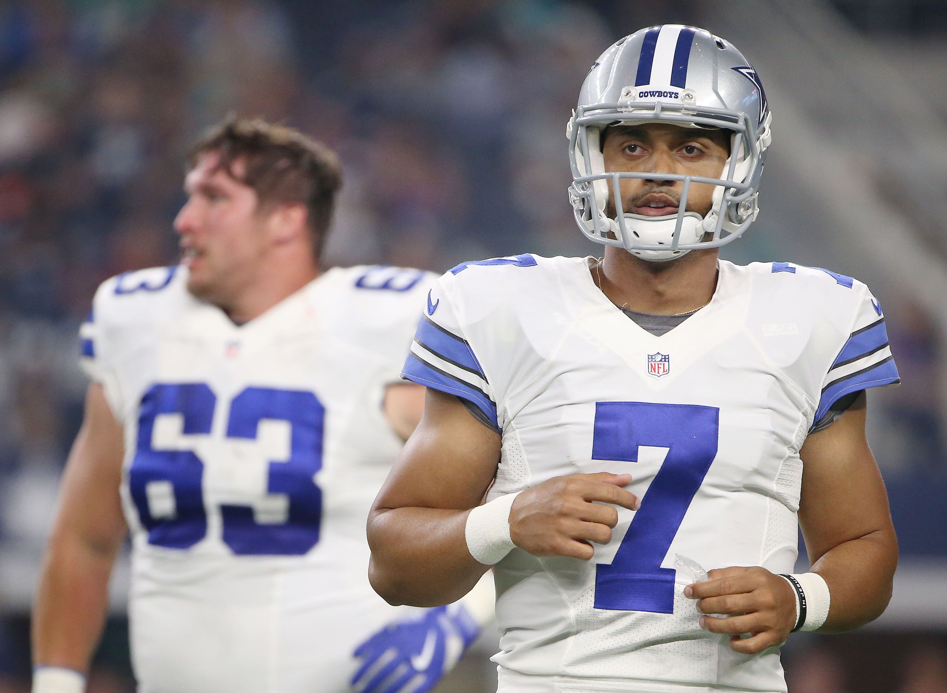 Cowboys release practice squad roster; Jameill Showers waived to make room  for Mark Sanchez