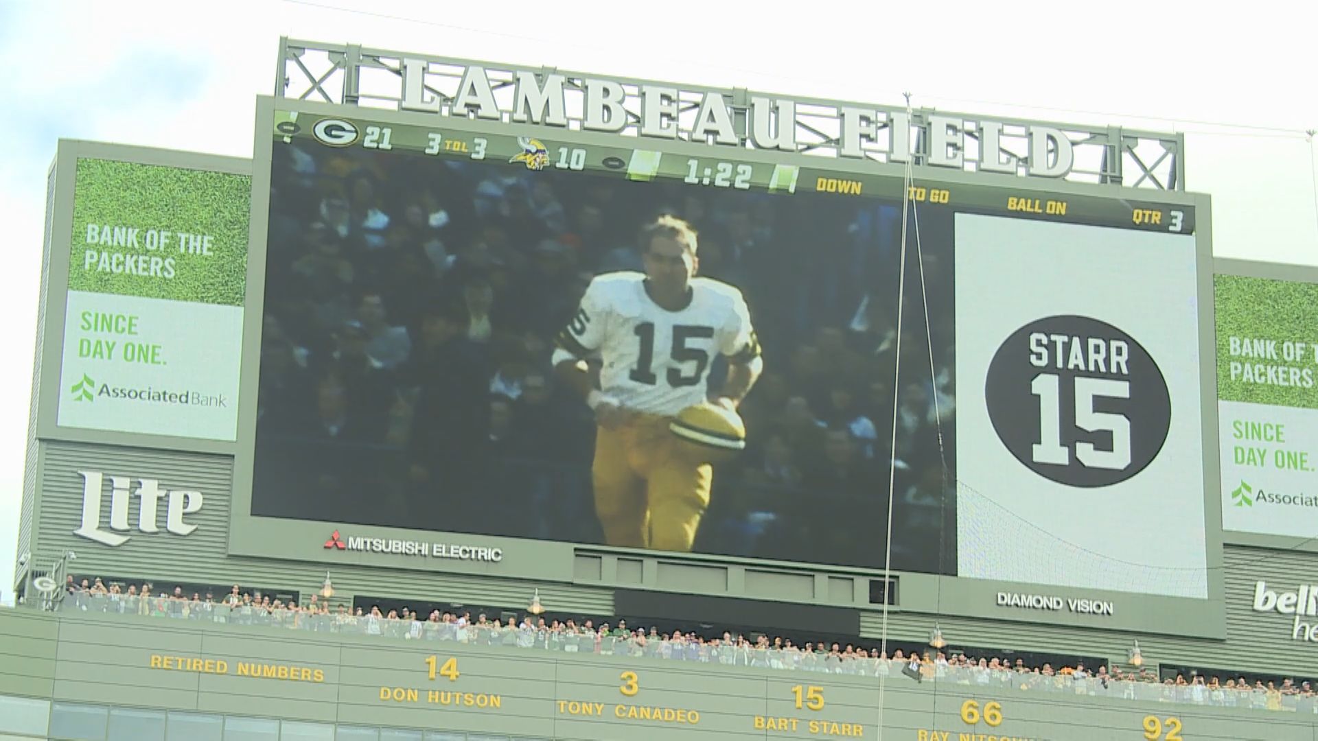 Bart Starr to be honored in Packers' home opener Sunday