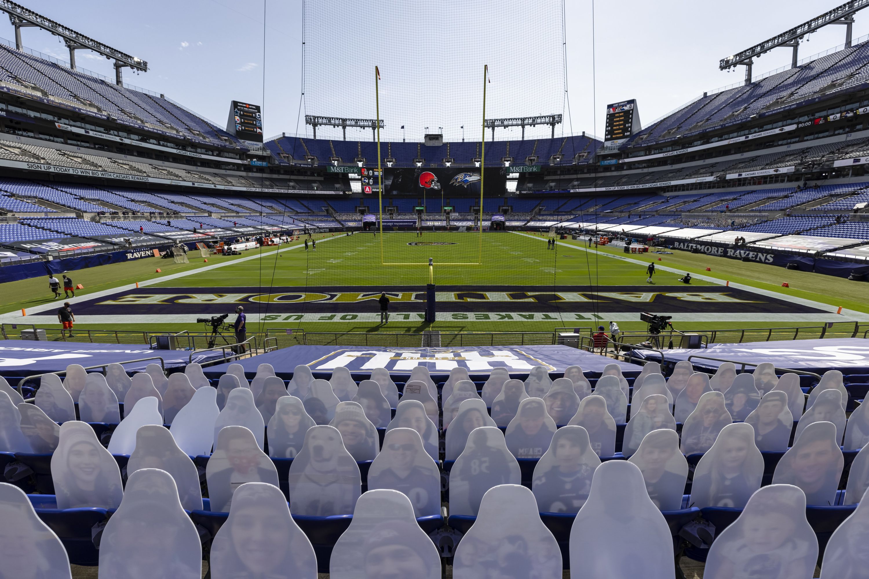 Estadio vacío de la NFL