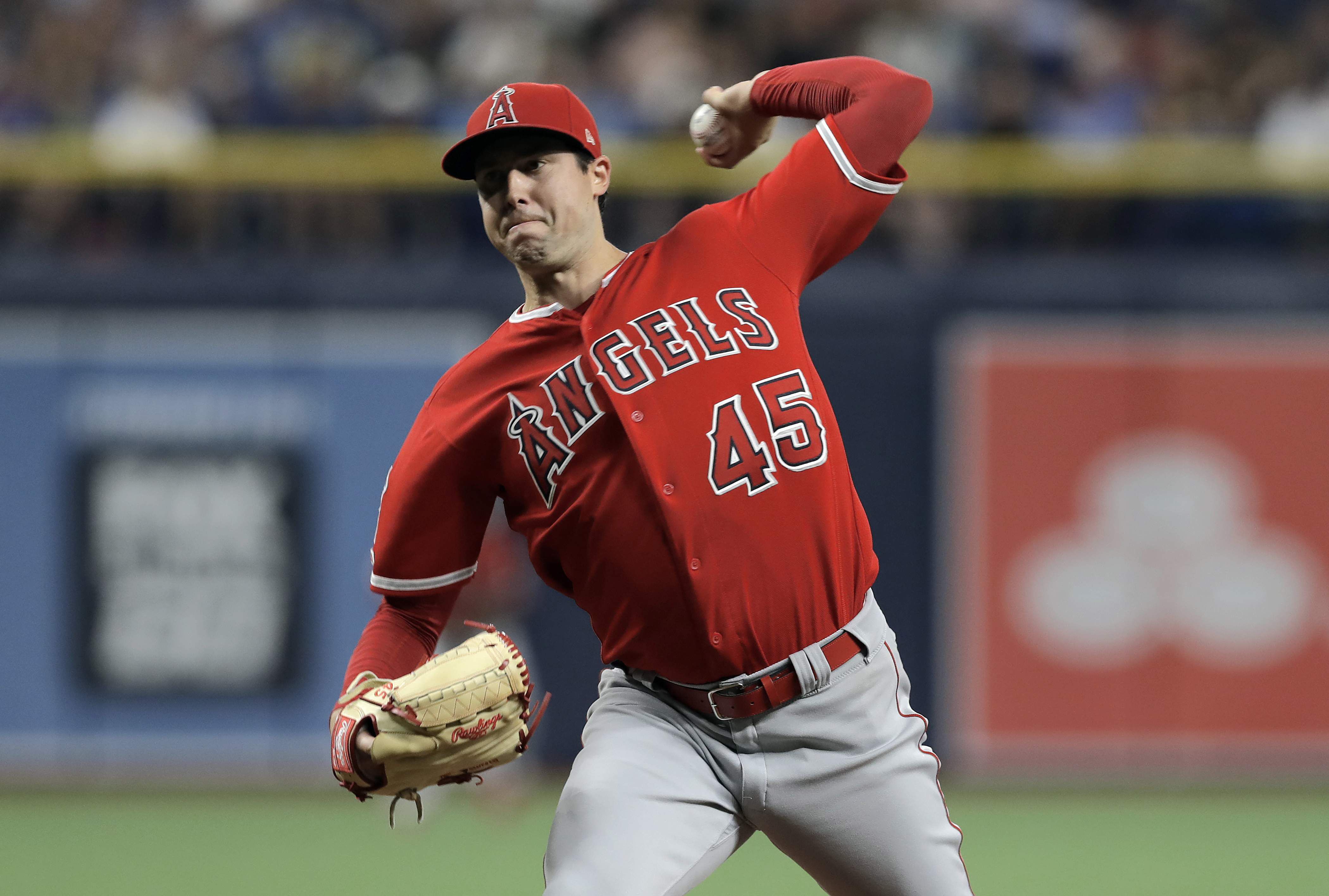 Wife of Angels Pitcher Tyler Skaggs Gives Tribute at Memorial