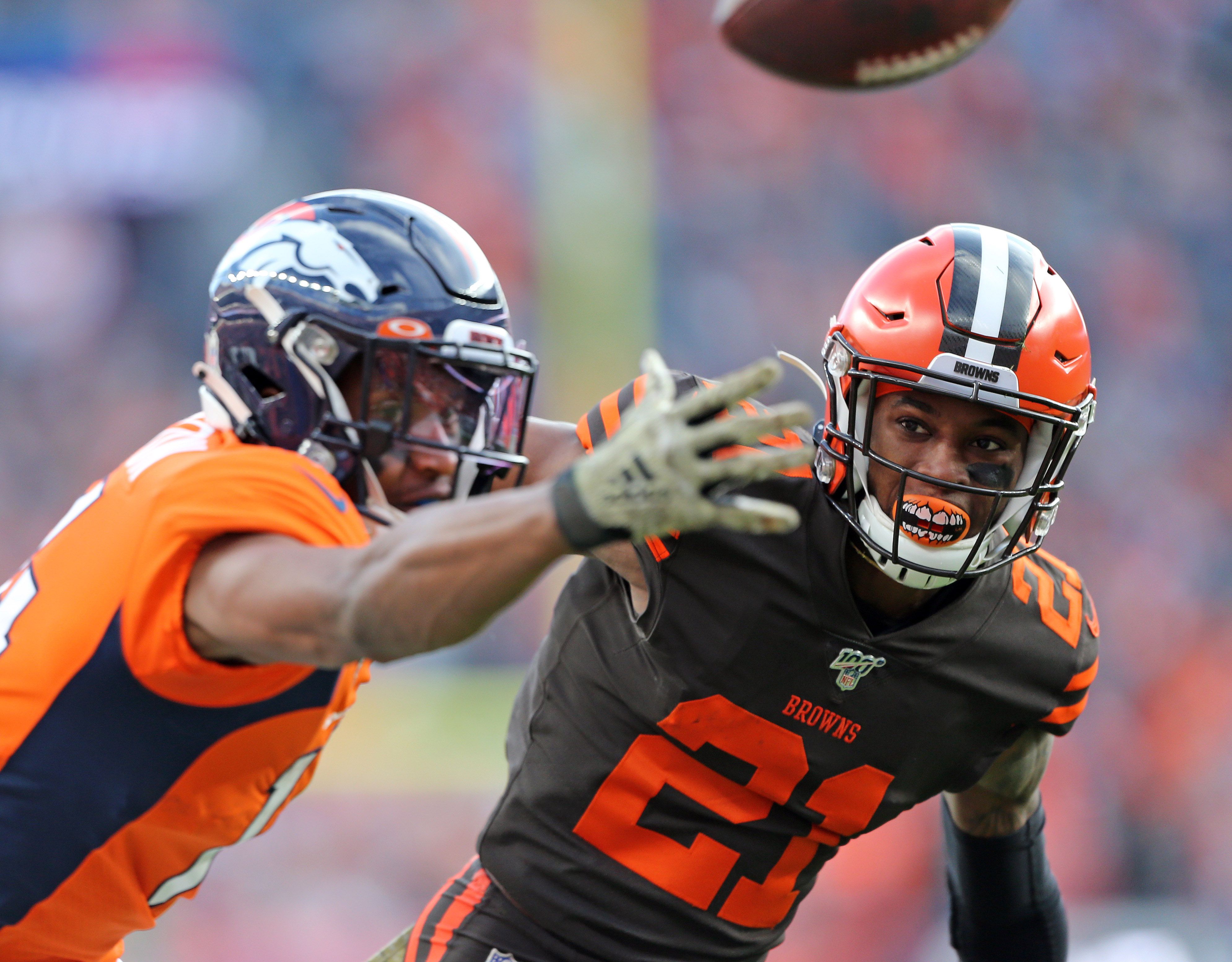 PFF on Twitter: Denzel Ward: tough to complete passes on   / X