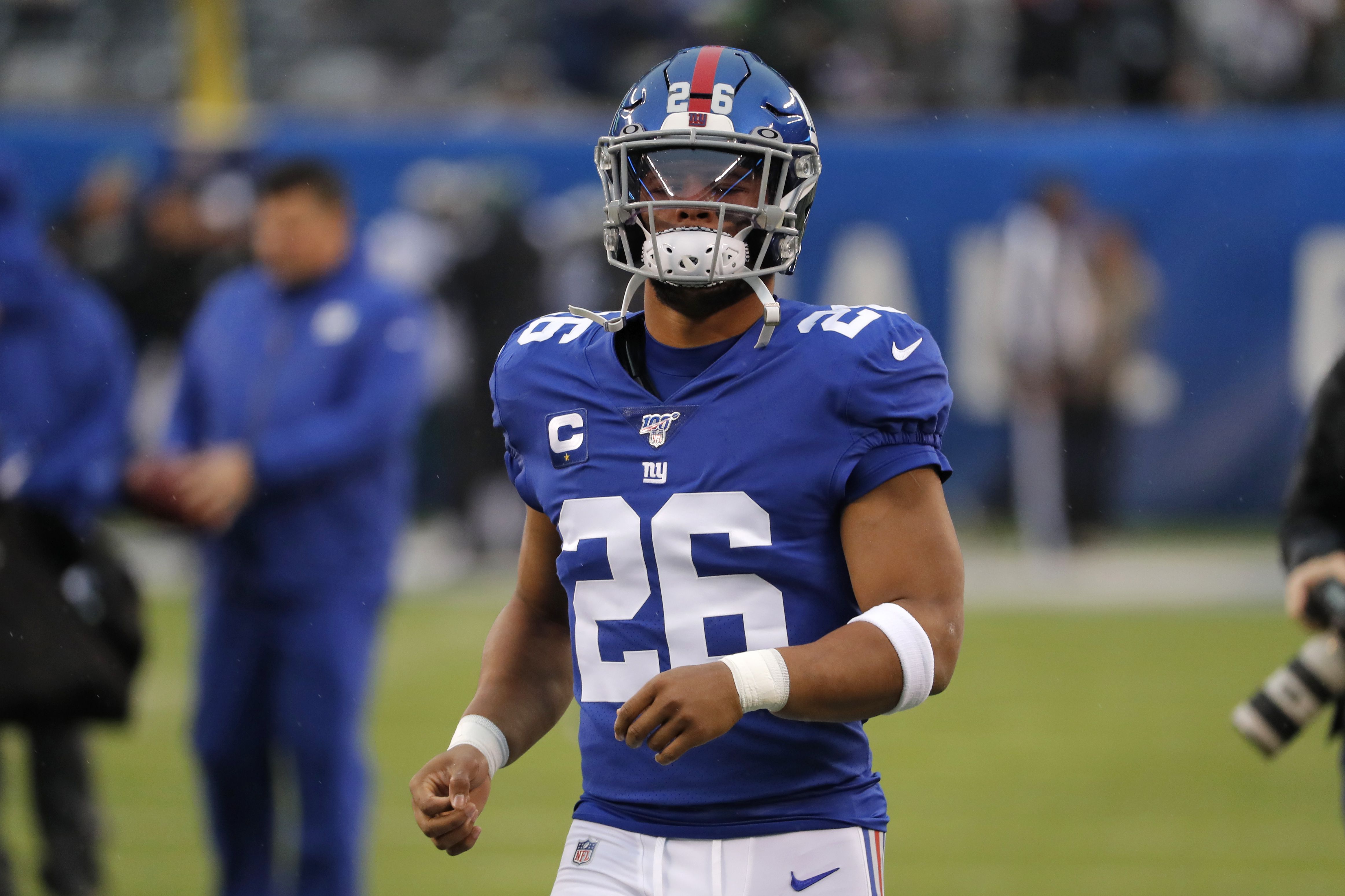 Saquon Barkley recruiting Odell Beckham Jr. back to the Giants