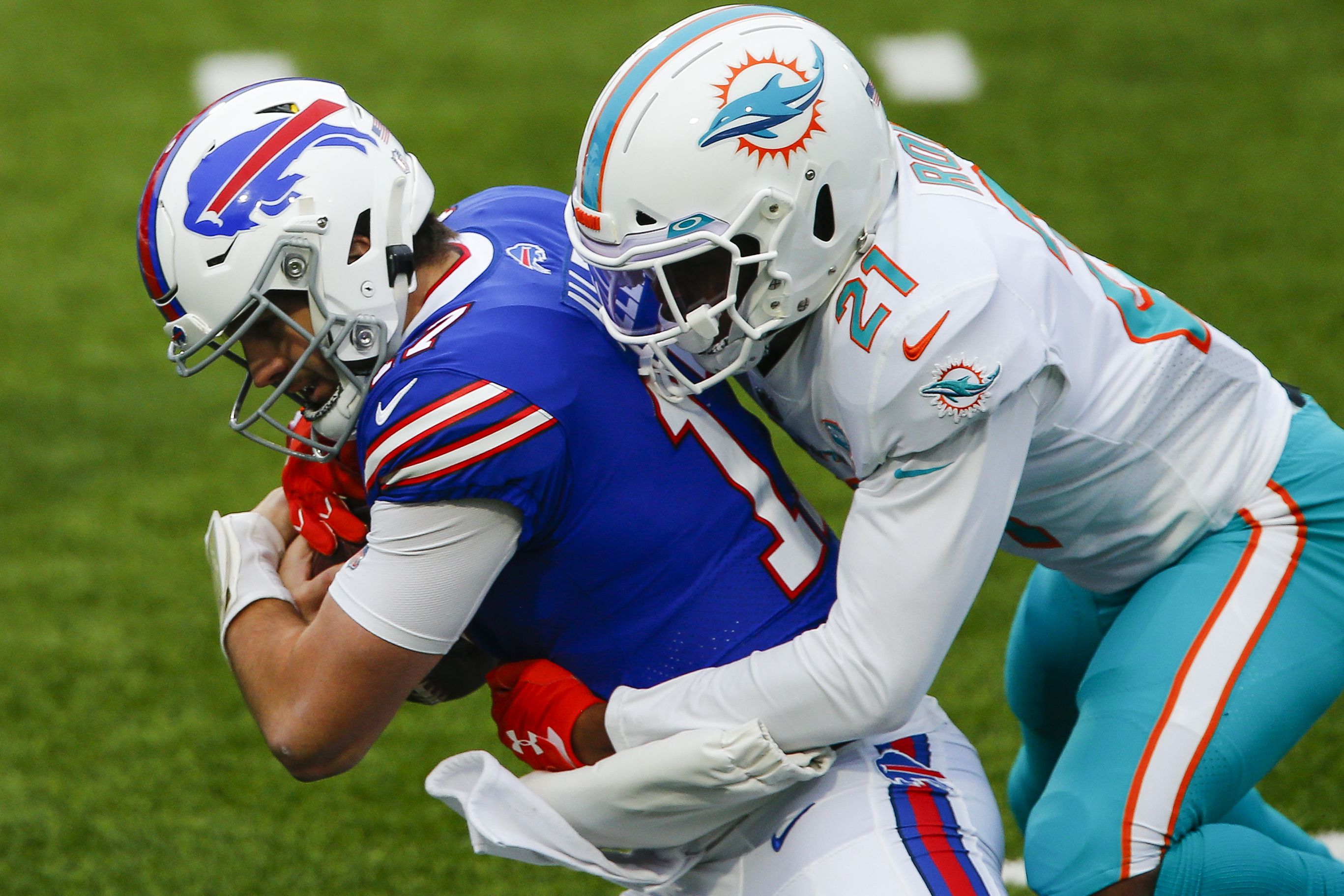 Bills dominate Dolphins 56-26, sweep the AFC East