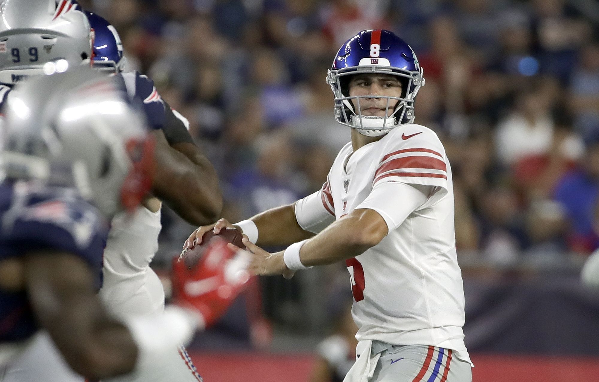 NY Giants, Daniel Jones lose to Tom Brady, Patriots 35-14