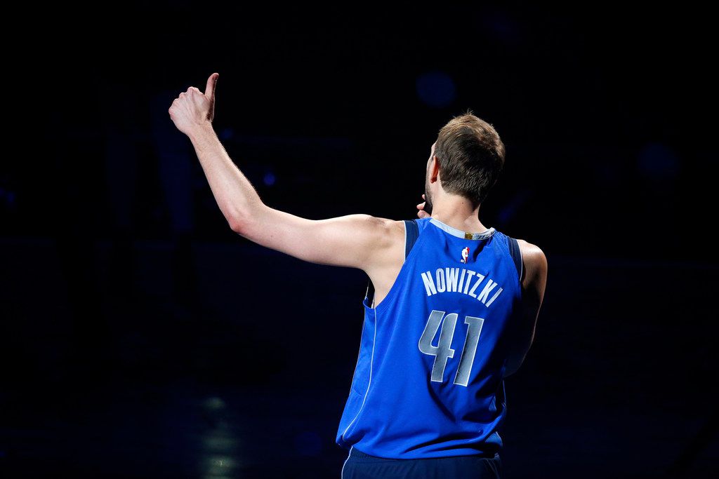 Dallas Mavericks Dirk Nowitzki reacts to a call in the fourth period as the  New Orleans Hornets defeated the Mavericks 104-97 on Wednesday, January 14,  2009, at the American Airlines Center in