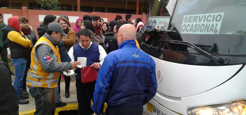 Fiscalización de buses