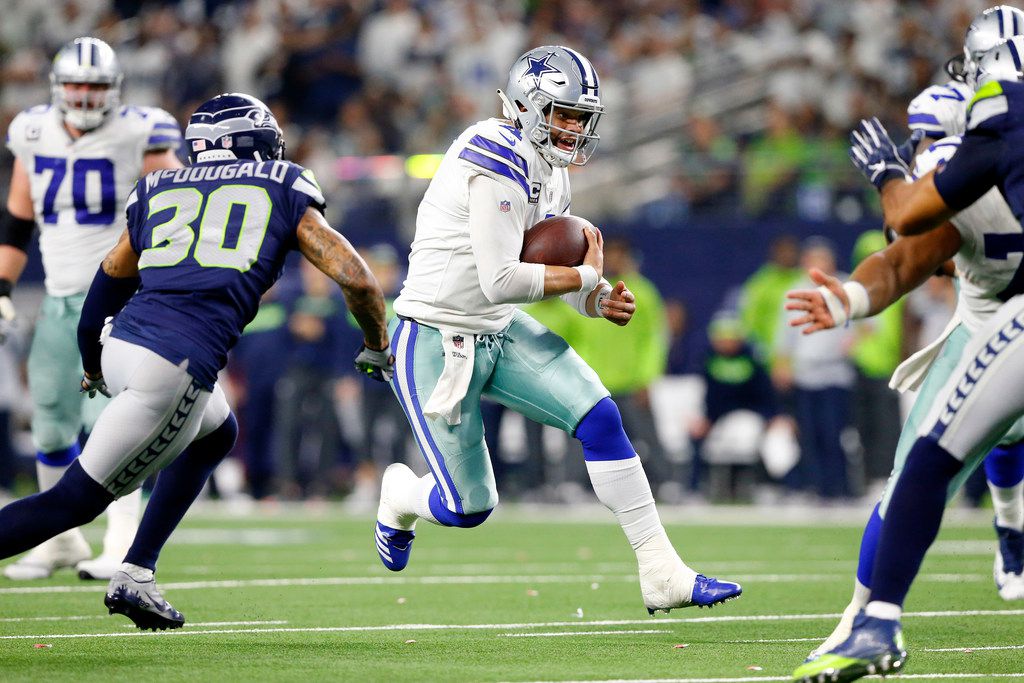 Prescott, Cowboys push past Seahawks for 24-22 wild-card win