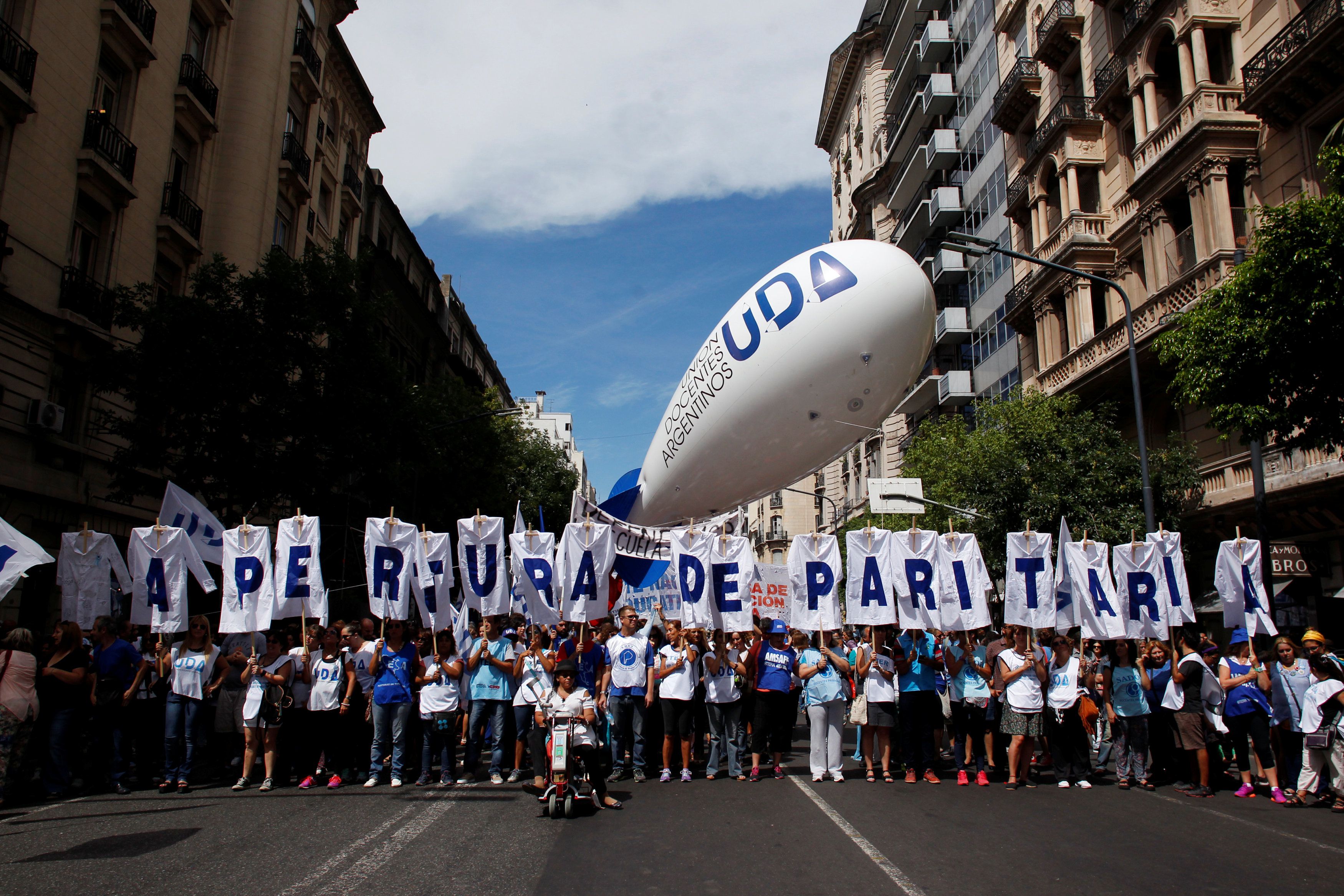 huelgas en Argentina