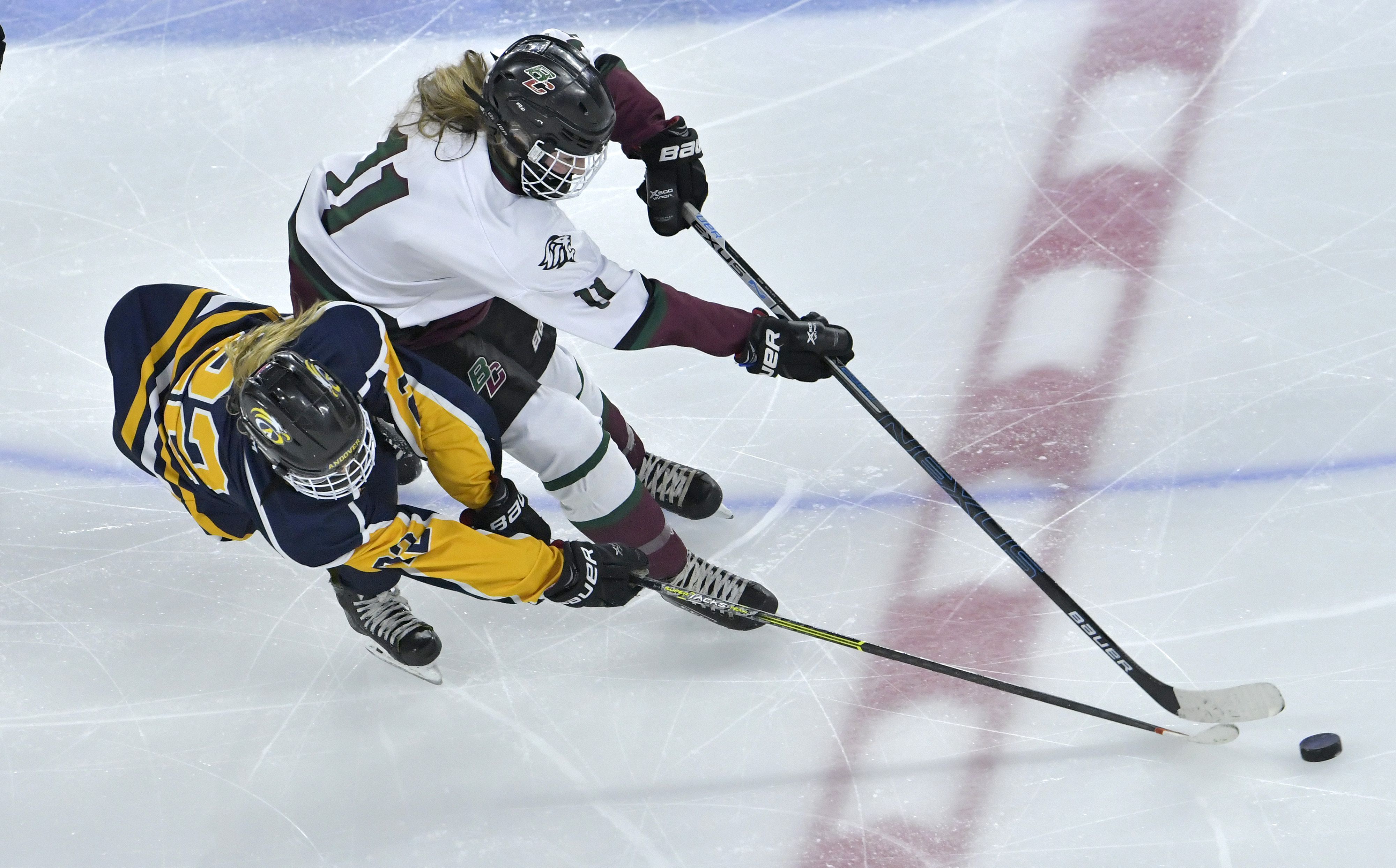 Boston Latin Academy/Fontbonne celebrates girls' hockey with nonleague win  over Stoughton in second annual Girls' High School Hockey Night - The  Boston Globe