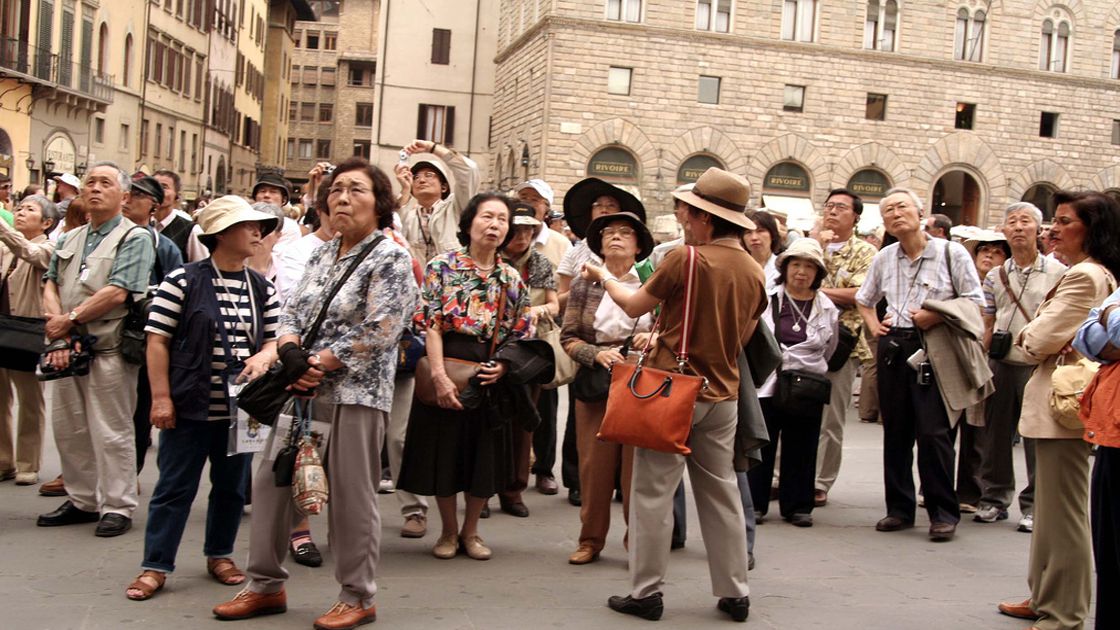 chinos turistas