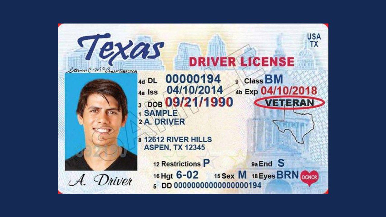 Dl restrictions texas Texas Department
