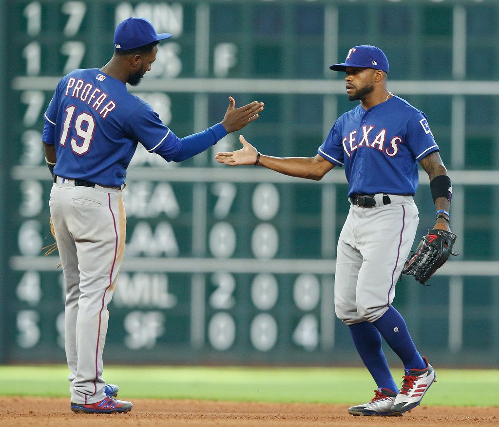 Why the Rangers sent Delino DeShields down during a confusing day in Texas