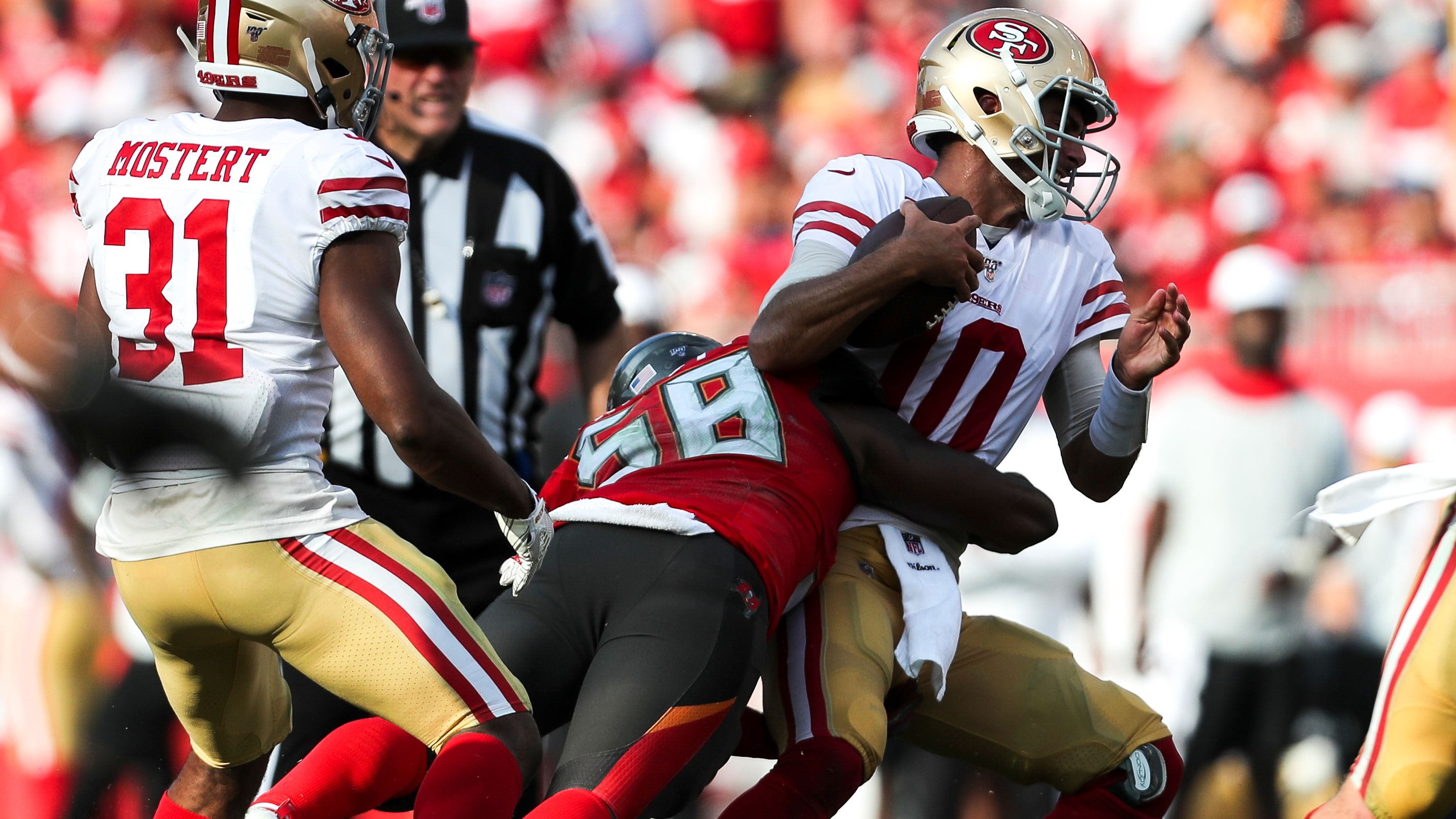 Panthers stifled by 49ers stout defense, lose fourth game of season