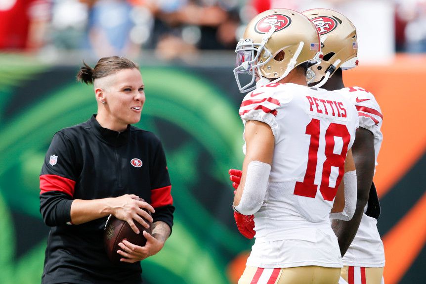 Katie Sowers: Former San Francisco 49ers coach wants to be 'change