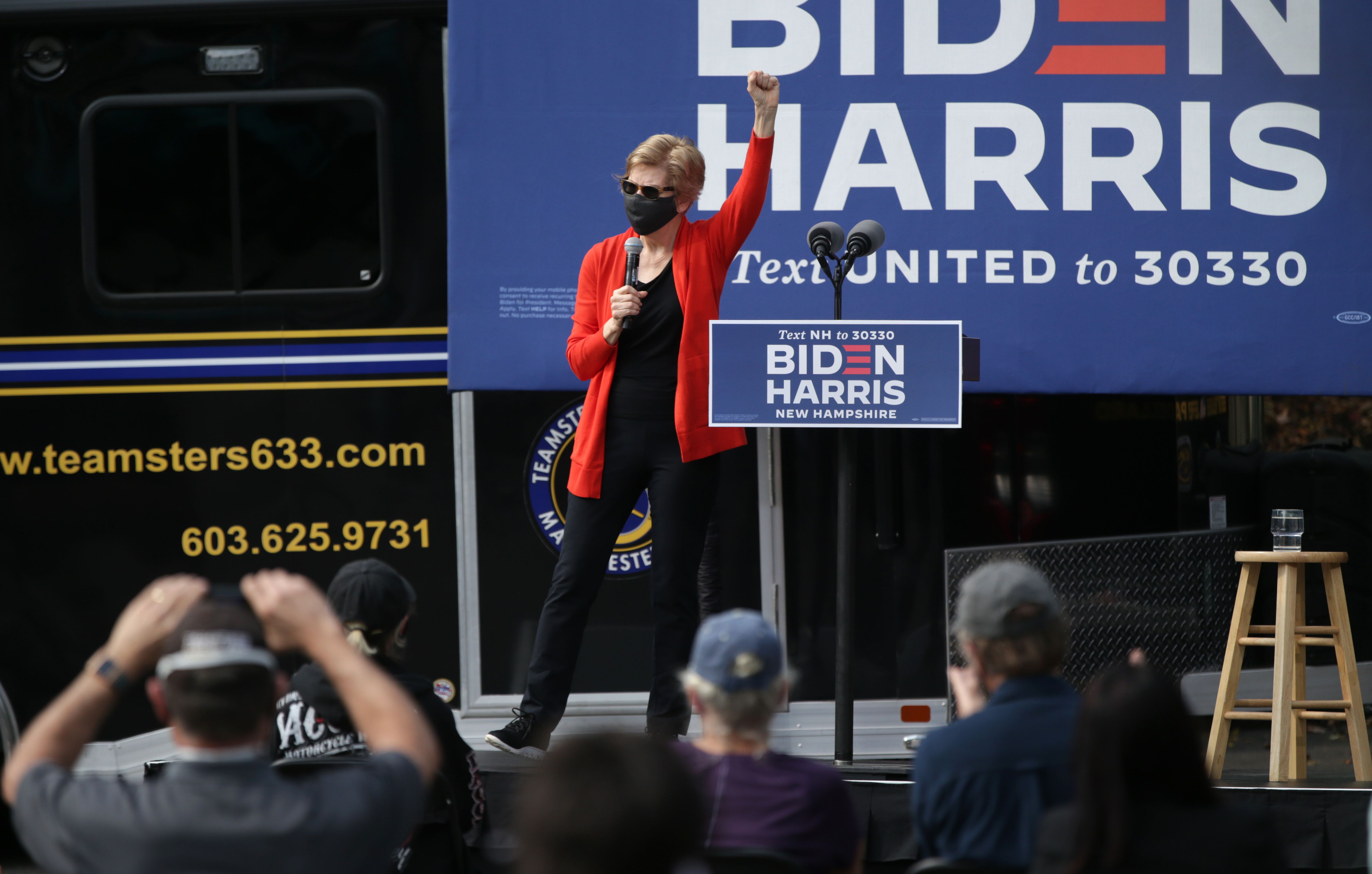 Elizabeth Warren stumps for Joe Biden at N.H. rally - The Boston Globe