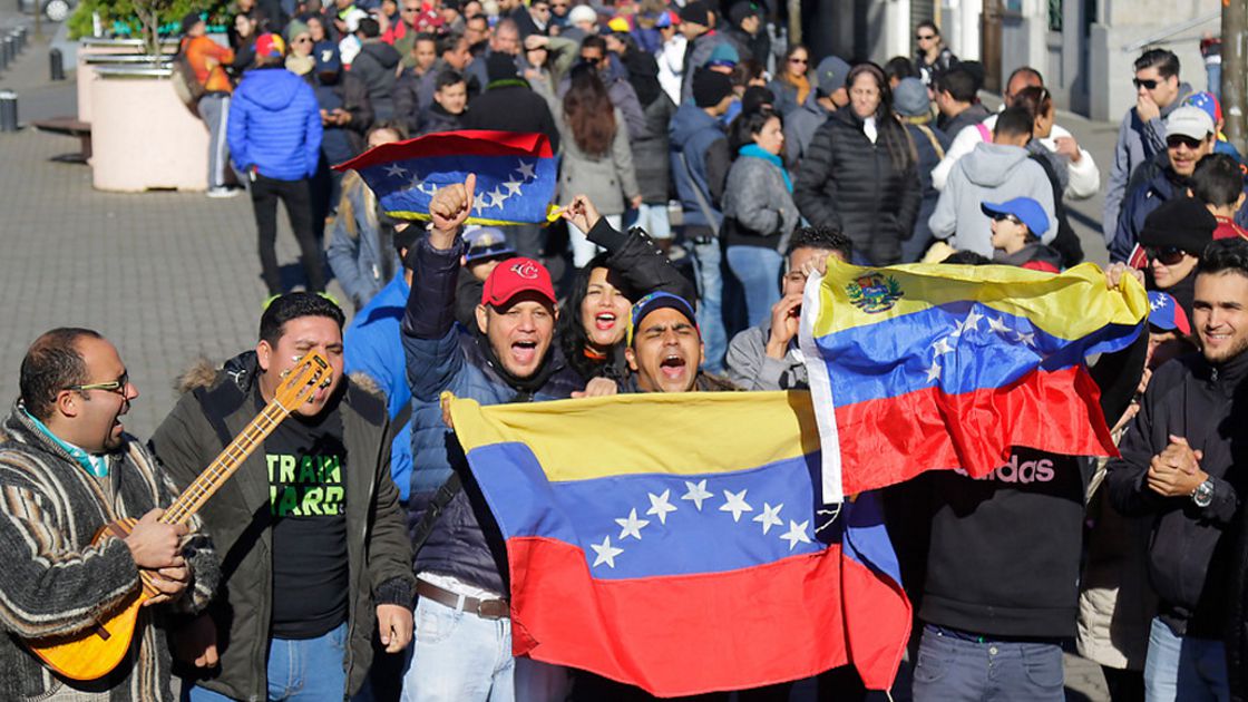 venezolanos en chile