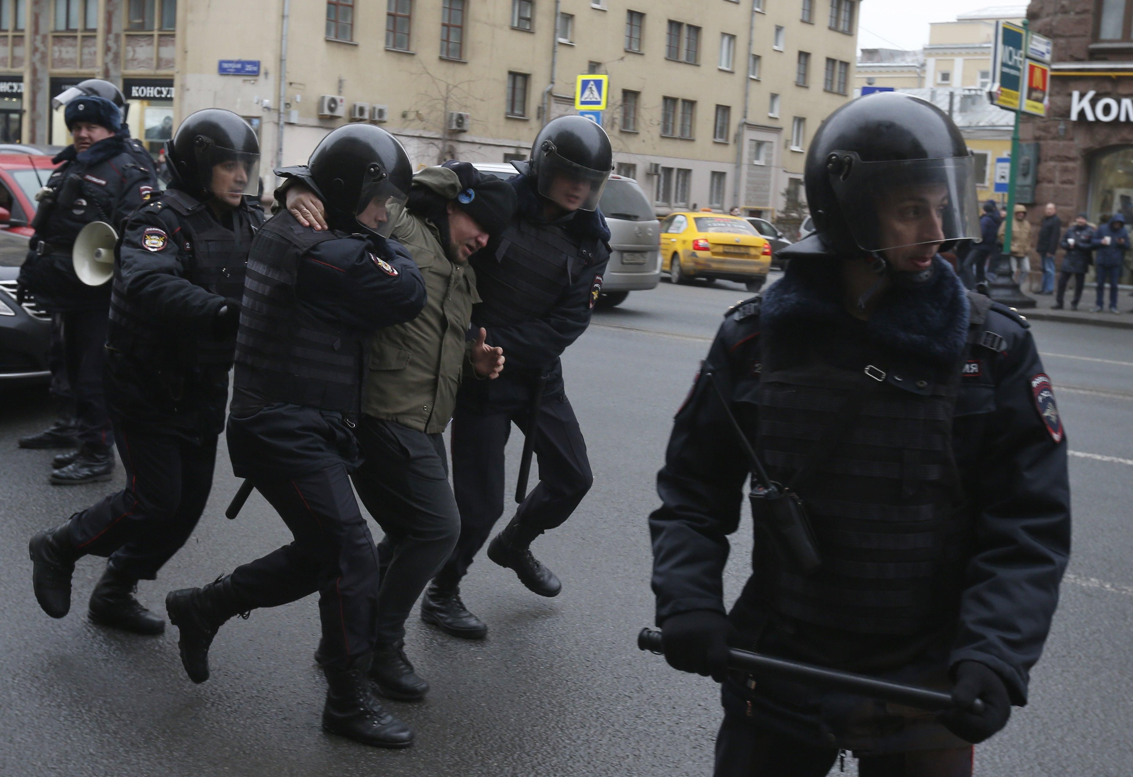 protestas en Rusia