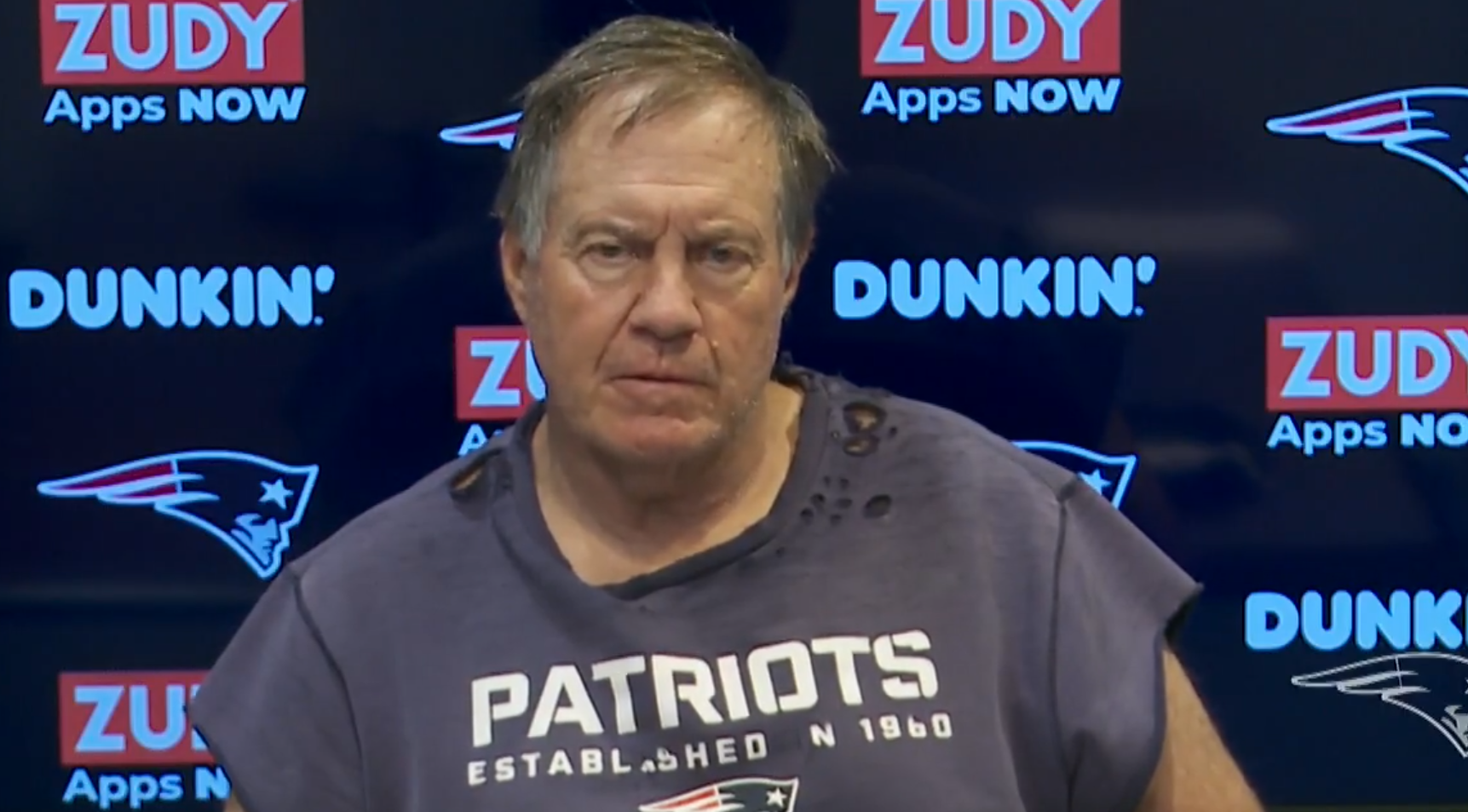 Bill Belichick tattered sweatshirt: What they're saying about Patriots  coach's ultimate quarantine wardrobe 