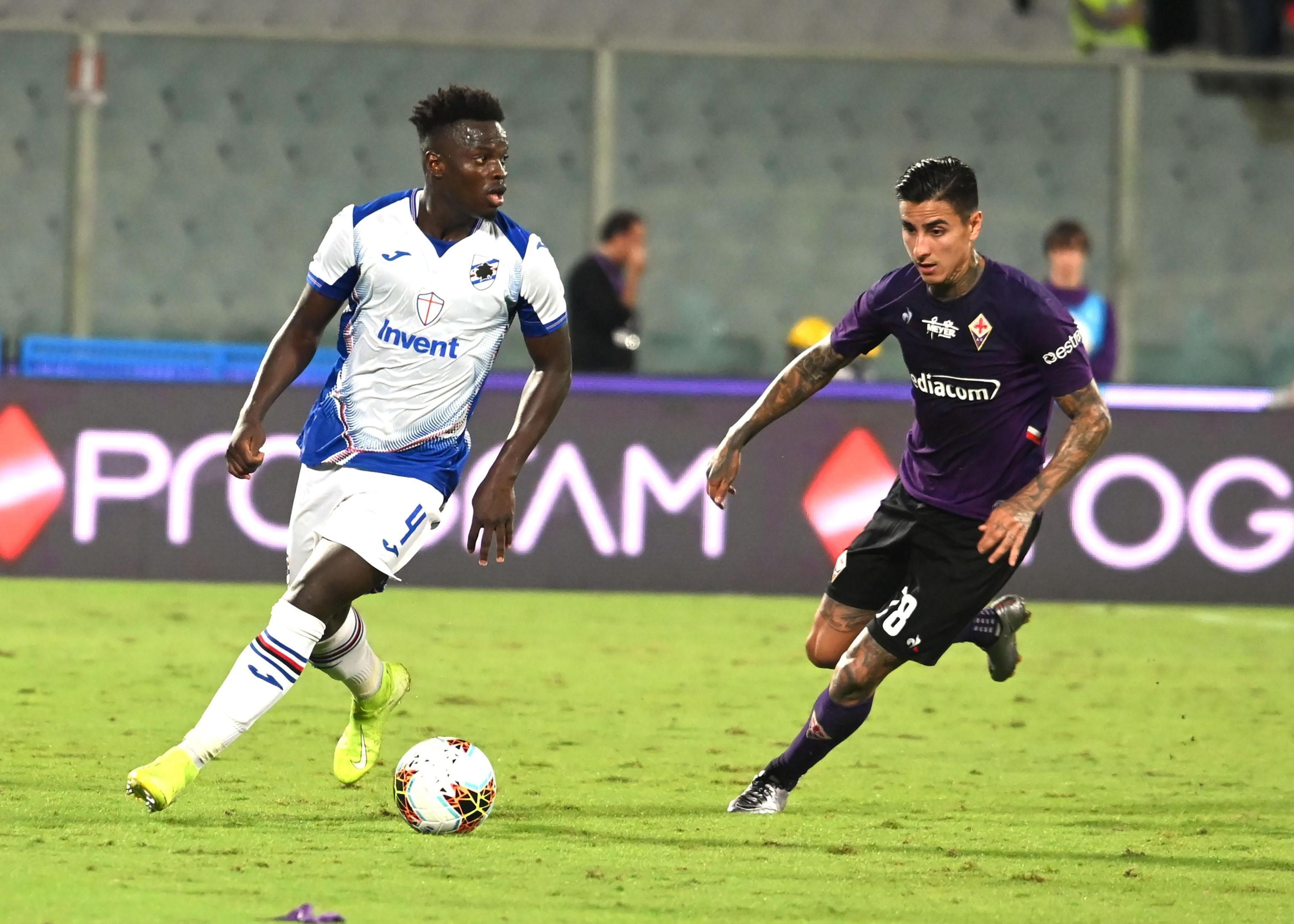 Erick Pulgar Fiorentina vs Sampdoria