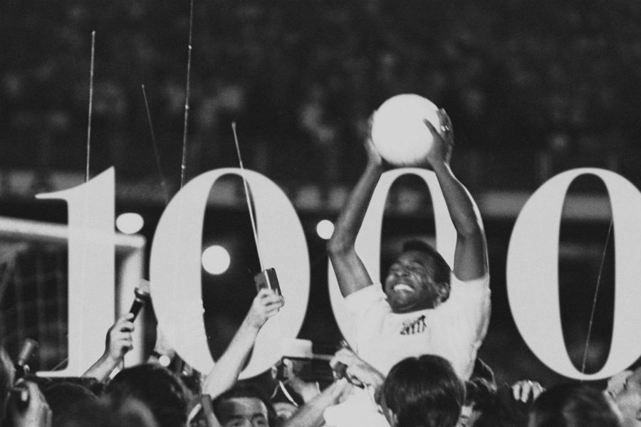 Pelé Gol 1.000. Santos, 1969