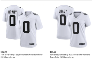 Tom Brady's Tampa Bay Bucs jersey officially hits the market 