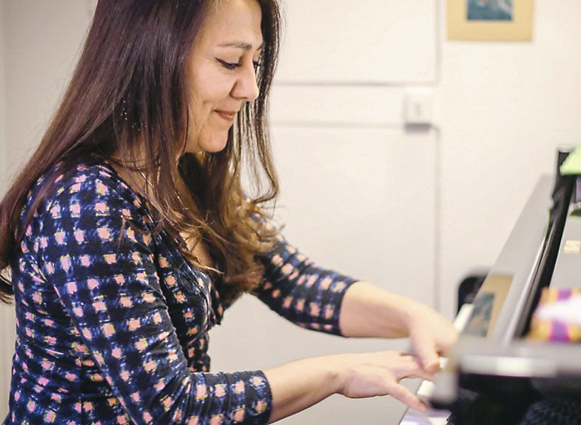 María Paz Santibáñez  pianista chilena