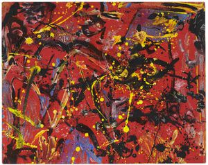 Why is a Jackson Pollock painting and its sale at an auction so