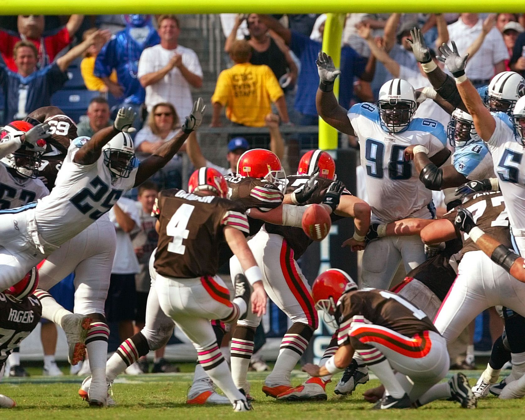 Tennessee Titans last game against Cleveland Browns - Clarksville