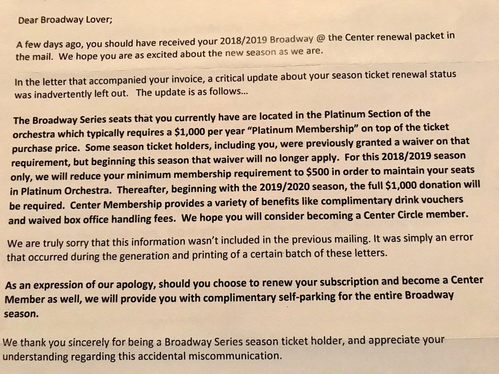 Email that says all season ticket holders will be refunded $15 per seat  from the recent season ticket increases. Sounds like they're panicking too  : r/AZCardinals