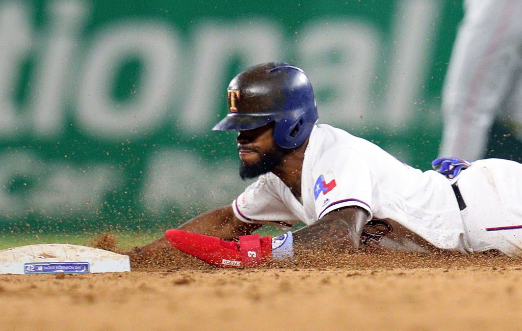 New Cleveland Indians outfielder Delino DeShields Jr. quickly trades in  jersey No. 7 for a zero 