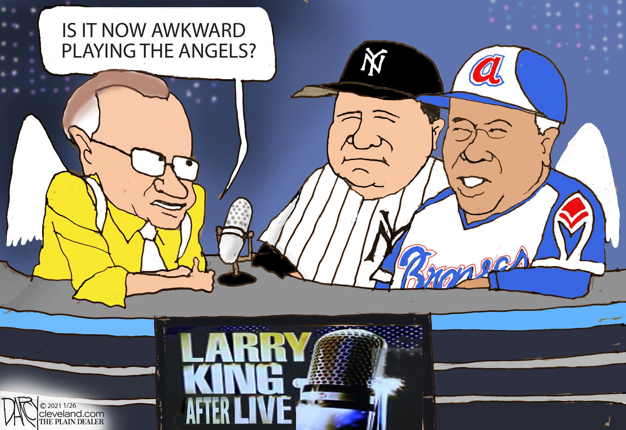 How to Draw a Hank Aaron Caricature 