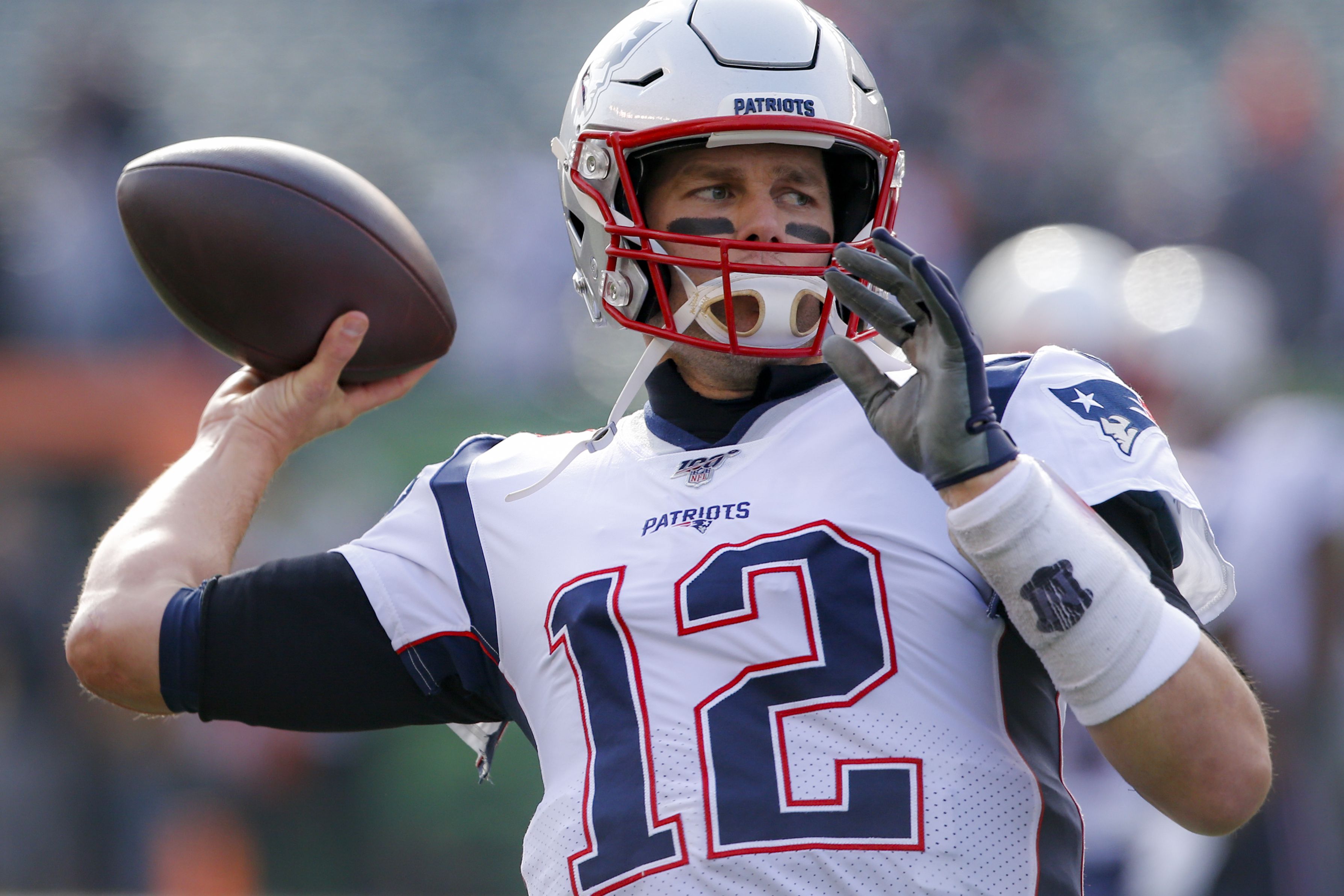 Patriots quarterback tom brady » » » » » endzone