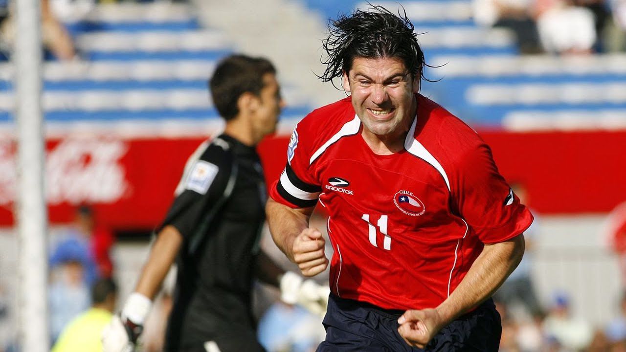 Marcelo Salas. Uruguay 2-2 Chile, Clasificatorias Sudáfrica 2010