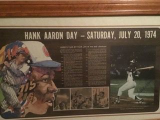 Lot Detail - 1974 Hank Aaron Signed Atlanta Braves Cooperstown