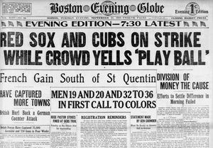 SportsReport: BoSox Strike First