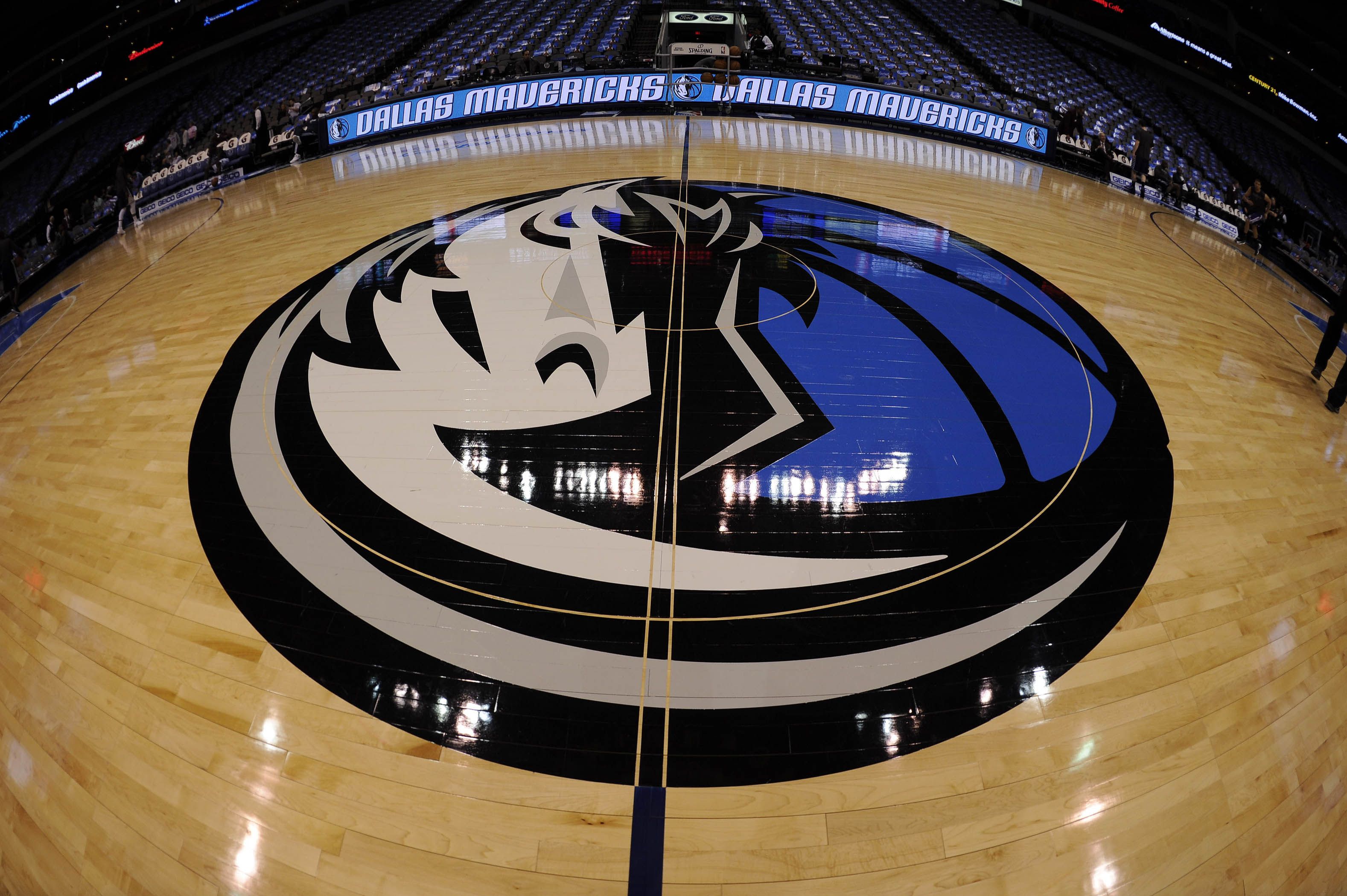 Trademark Official NBA Court Framed Plaque Dallas Mavericks