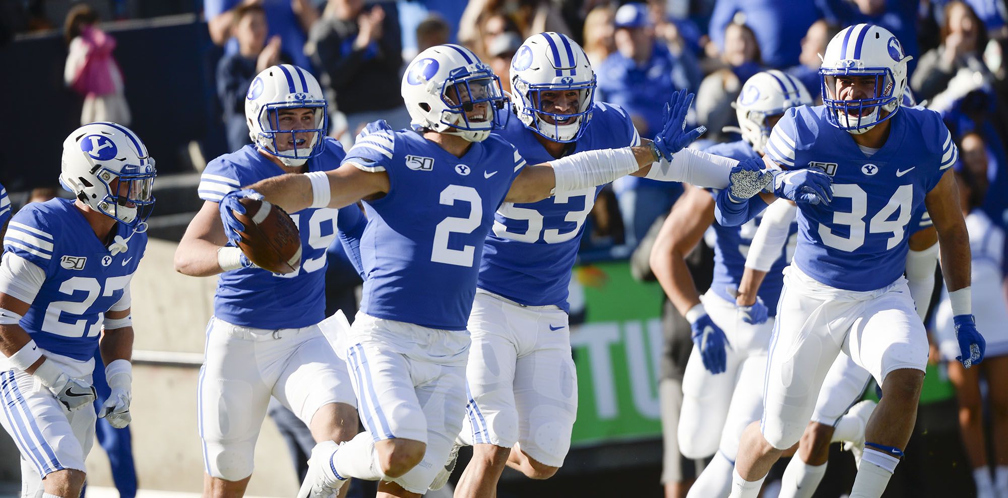 BYU Football - Trivia Tuesday BYU has had four different players throw TD  passes this season. NAME ALL FOUR for a chance to win a Bronco Mendenhall  autographed LaVell Edwards Stadium poster