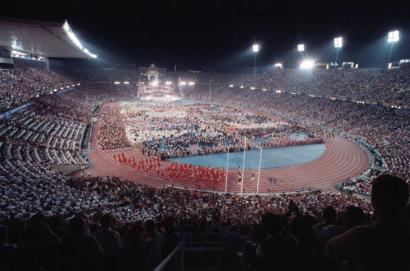 Estadio Olímpico de Barcelona.