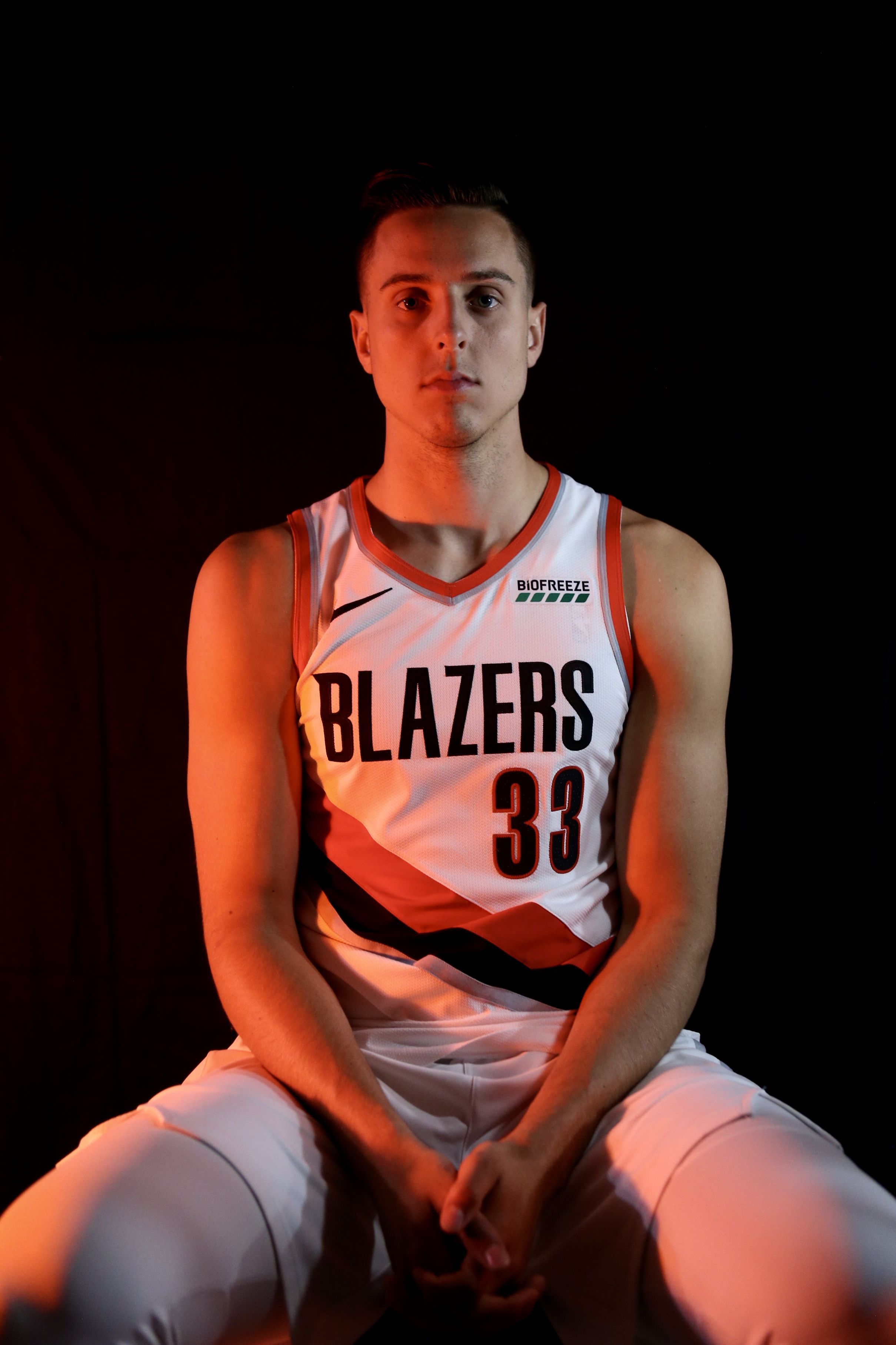 NBA_ Jersey Portland''Trail''Blazers''Men Rodney Hood Hassan Whiteside  Damian Lillard C.J. McCollum Black Custom Jersey 