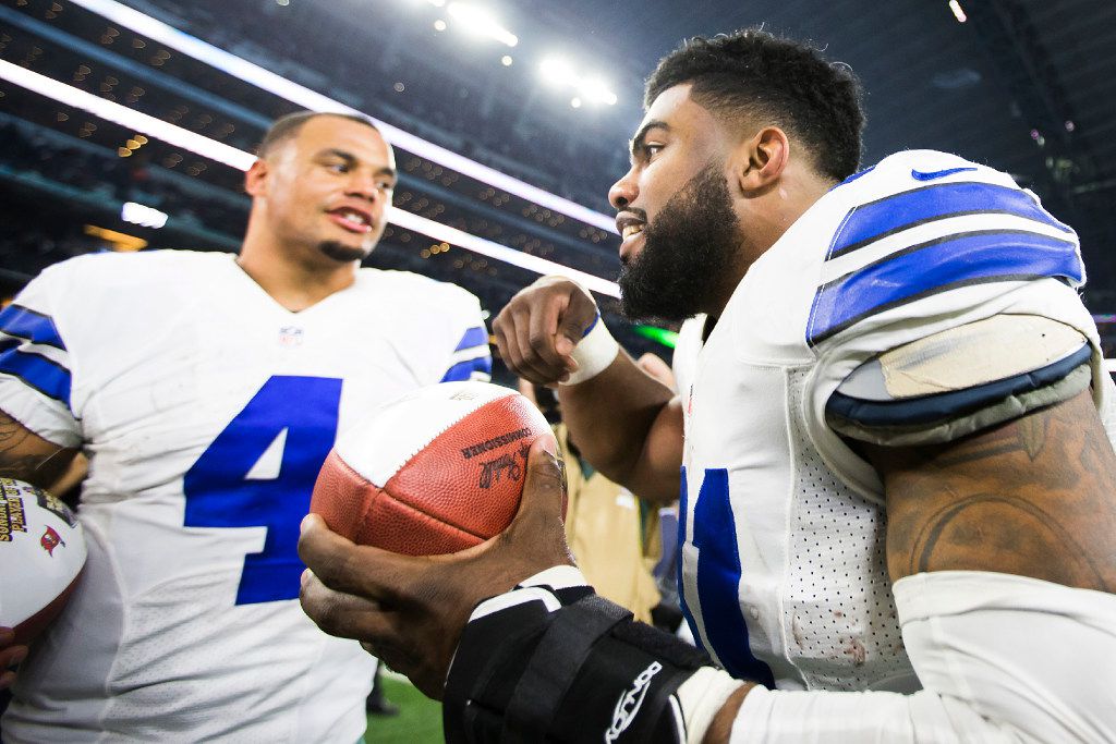 Inside Dak Prescott and Ezekiel Elliott's '214 connection,' and how the  Cowboys stars have grown on and off the field