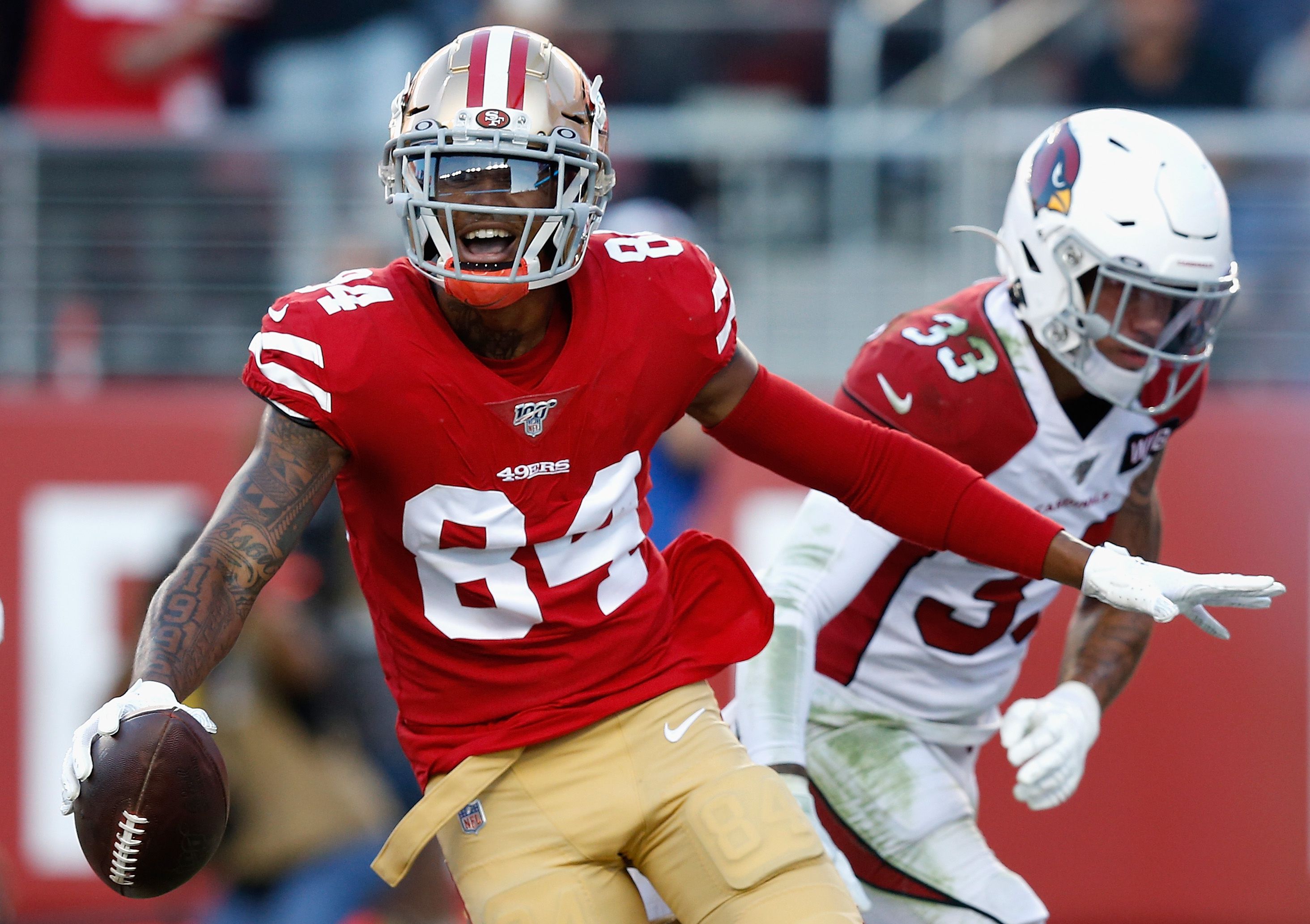 Cornerback Byron Murphy has two interceptions, one for touchdown