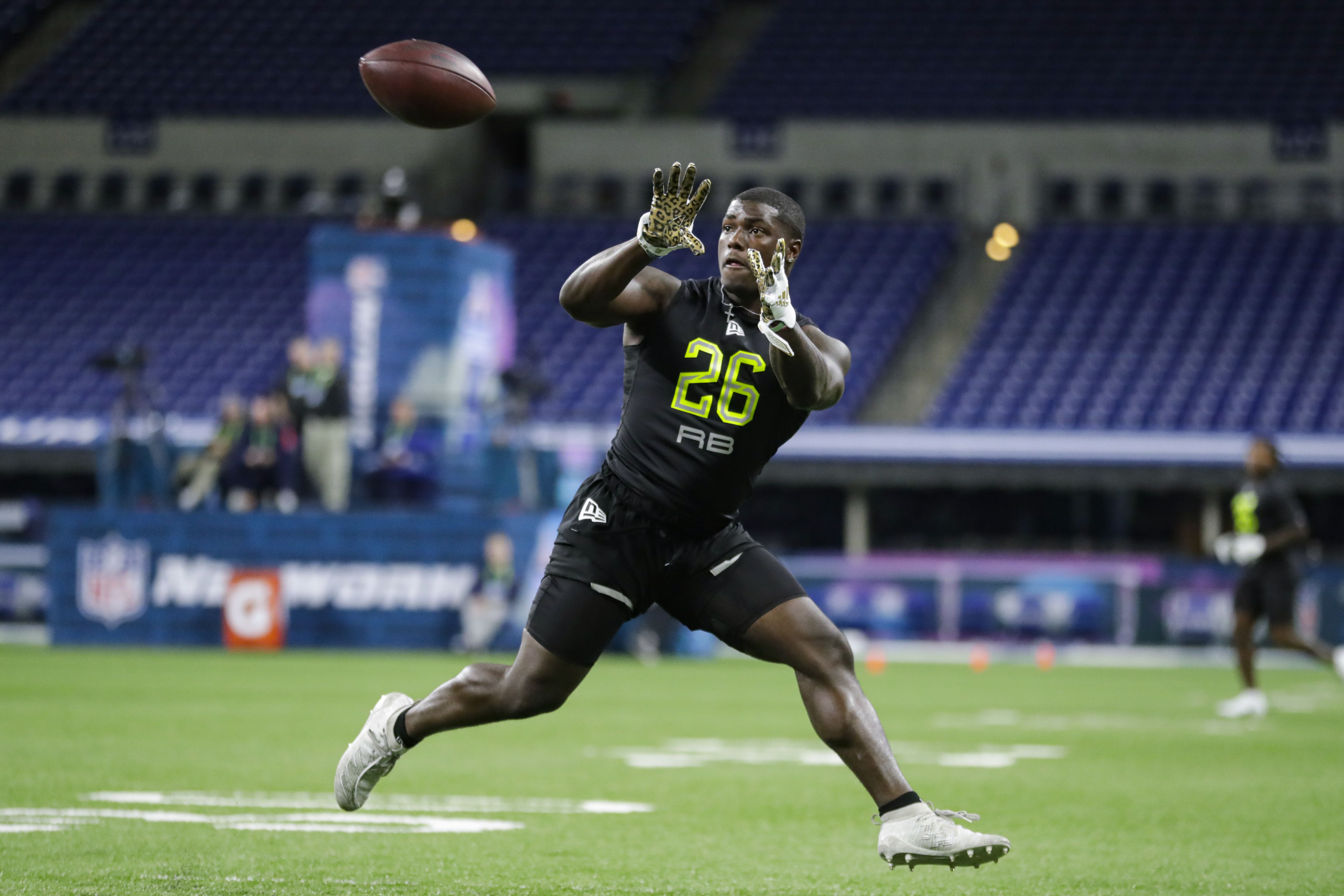 AJ Dillon NFL Combine Bench Press, 23 reps for the big fella! Tied for  fourth among all running backs., By Boston College Football