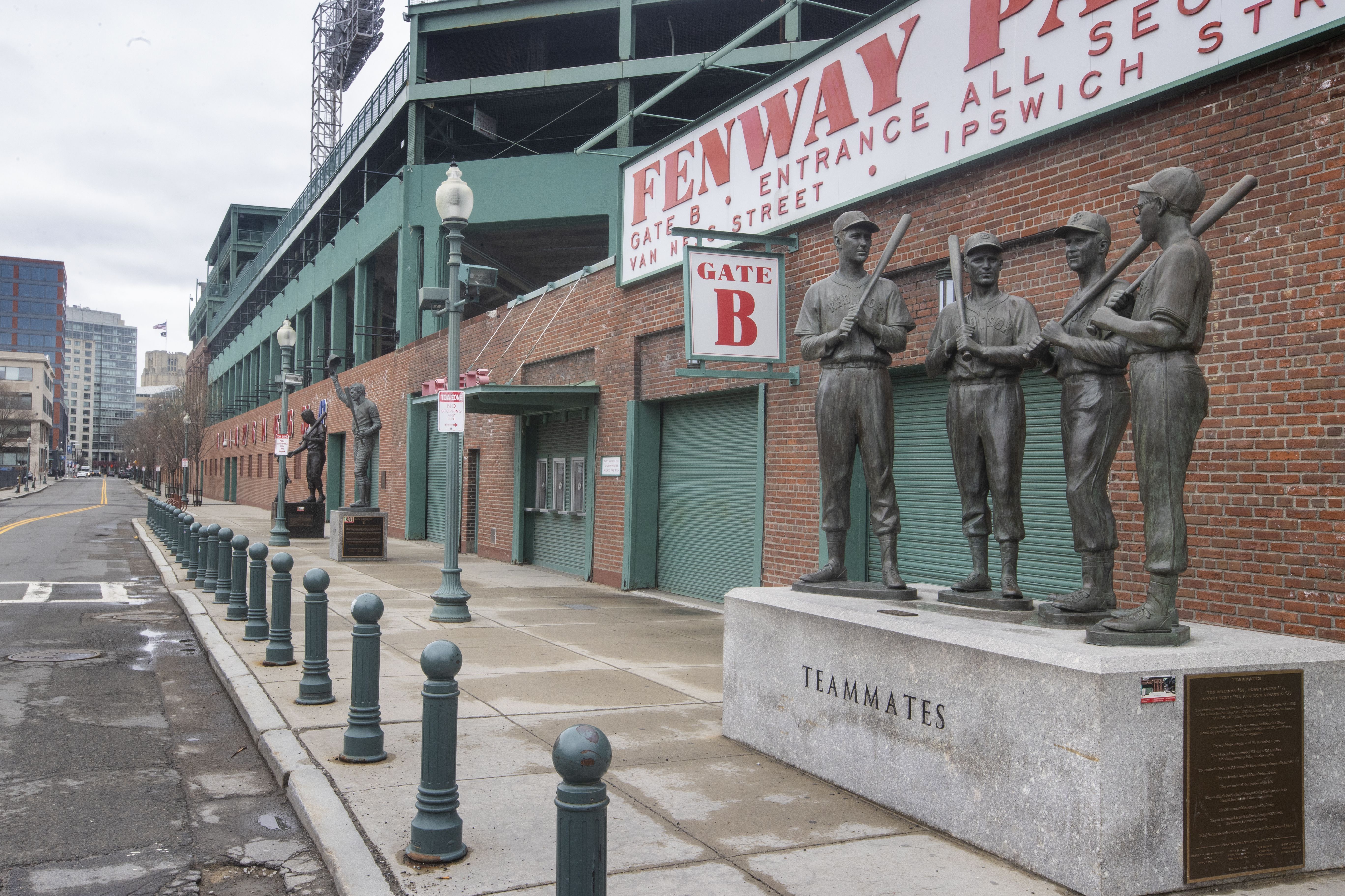On what would have been Opening Day, sounds of silence at Fenway