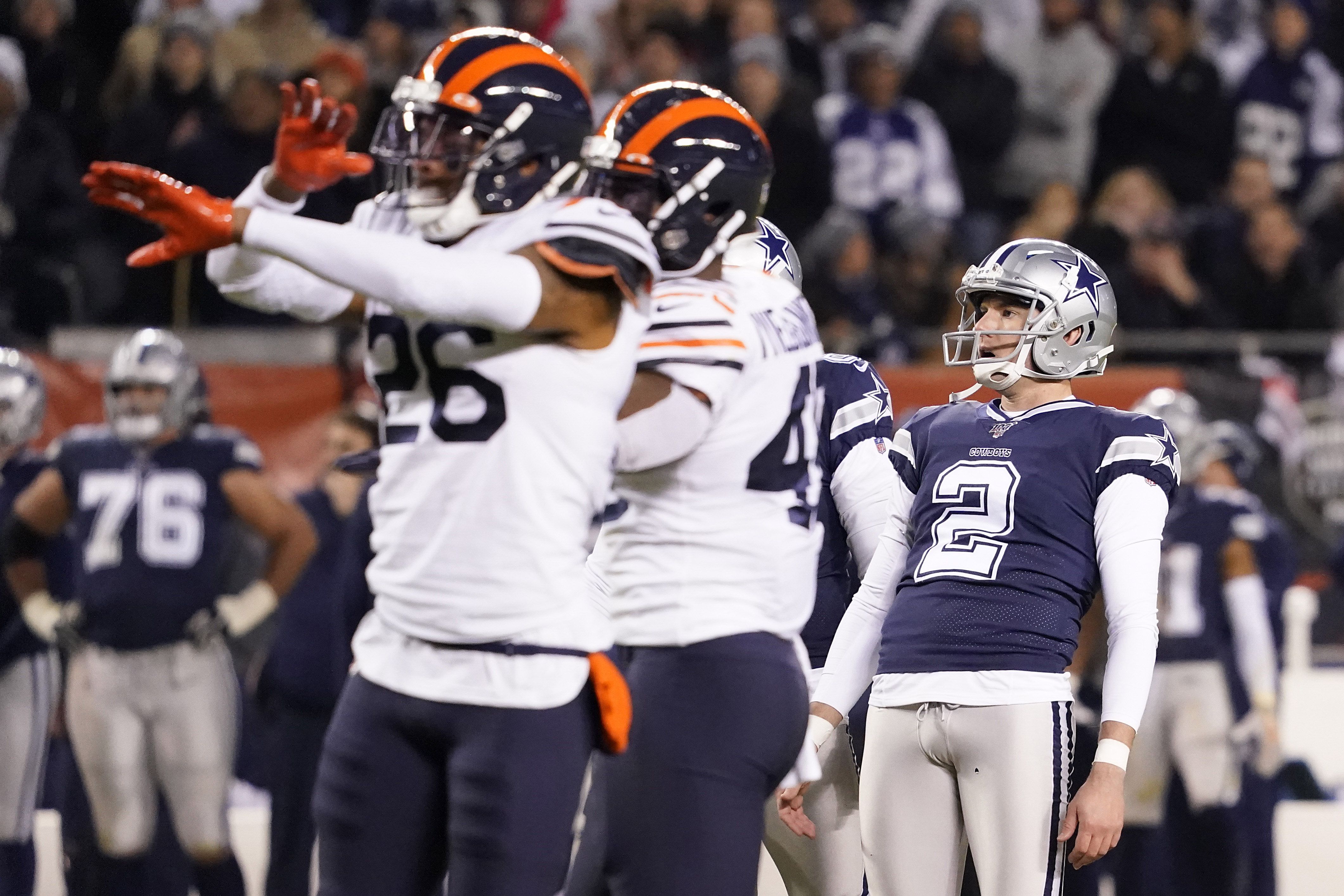 September 30, 2018: Dallas Cowboys kicker Brett Maher #2 during an NFL  football game between the