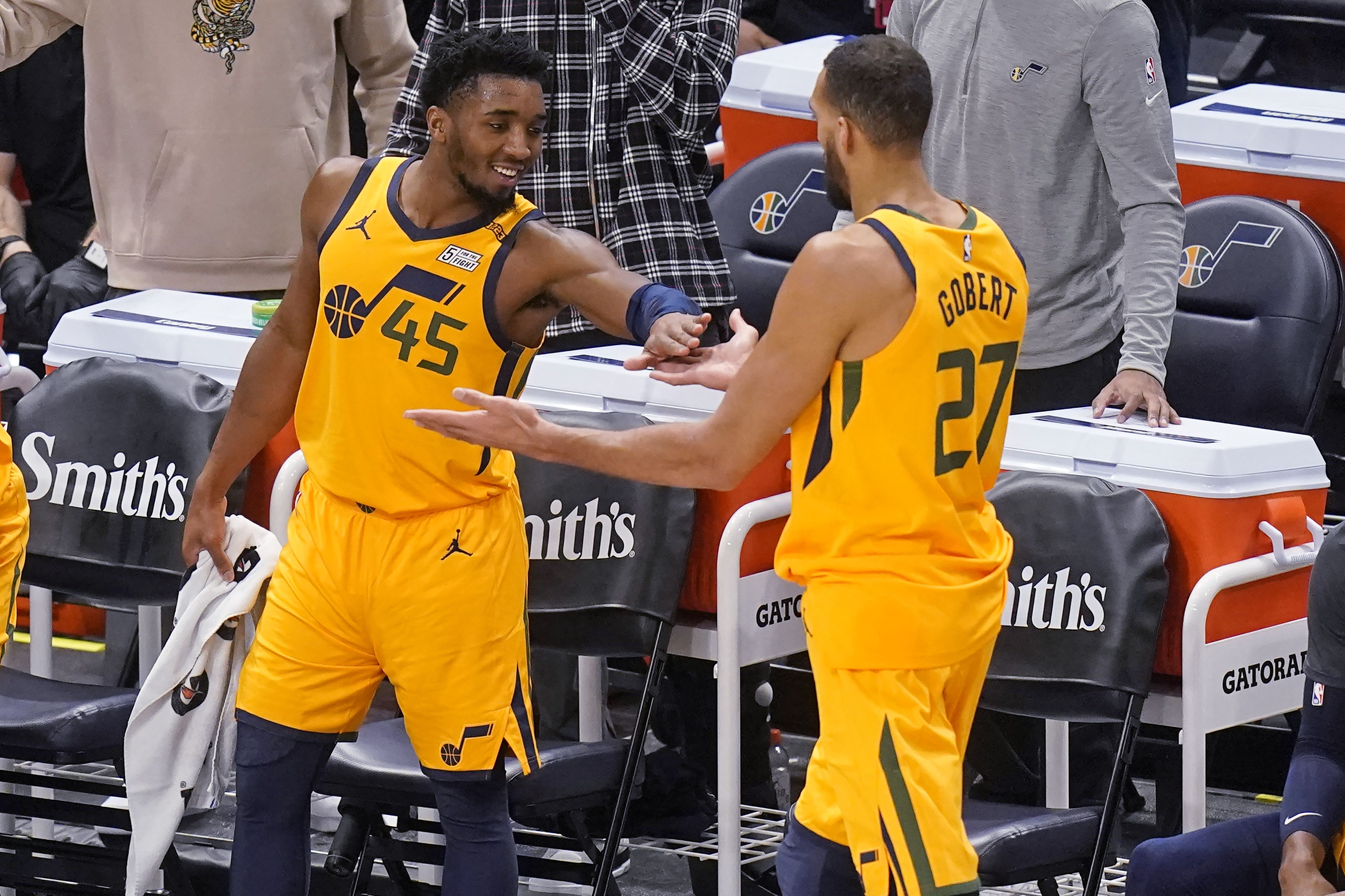 Rudy Gobert and Donovan Mitchell basking in All-Star spotlight