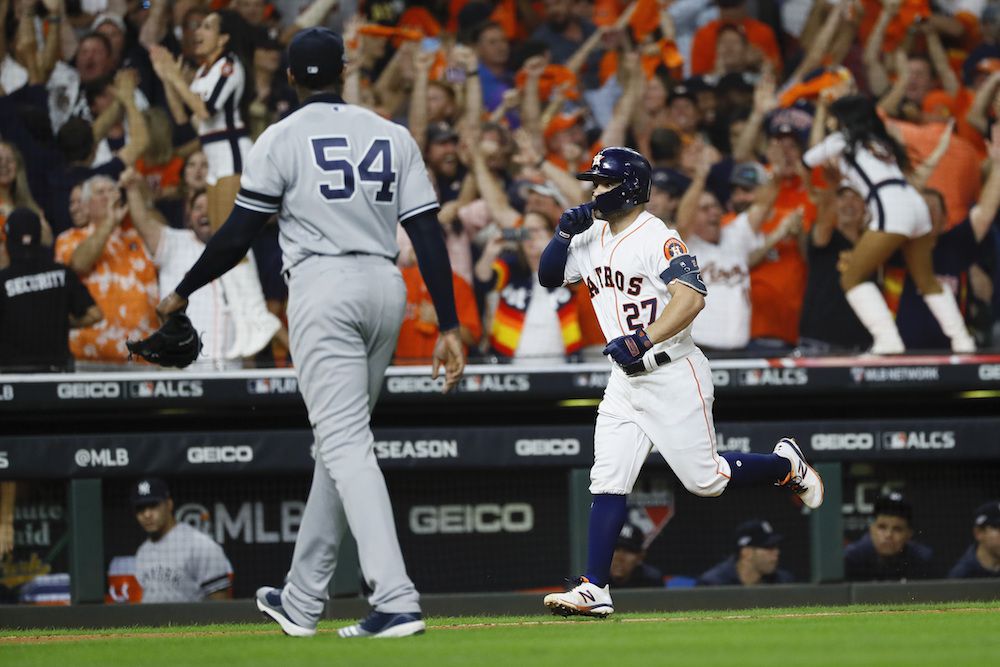 Astros' Jose Altuve goes bare-chested after icing Yankees with walk-off  homer
