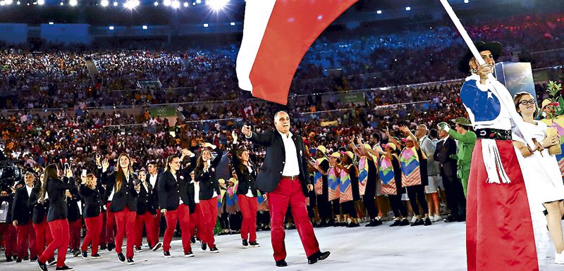 Río 2016, Inauguración, Erika Olivera